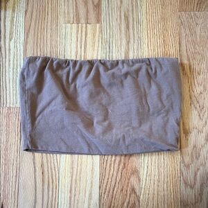 American Apparel Brown Bandeau Top